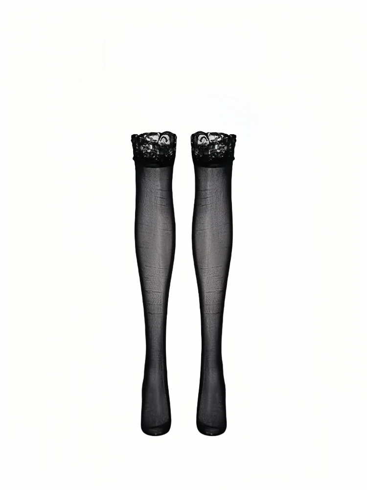 Sexy Lace Trim over Knee Stockings Thigh High Black Silk Ultra Thin Spring Summer Sleep Dress Women's High Socks Shaping Leg ...
Sexy Lace Trim over Knee Stockings Thigh High Black Silk Ultra Thin Spring Summer Sleep Dress Women's High Socks Shaping Leg ...