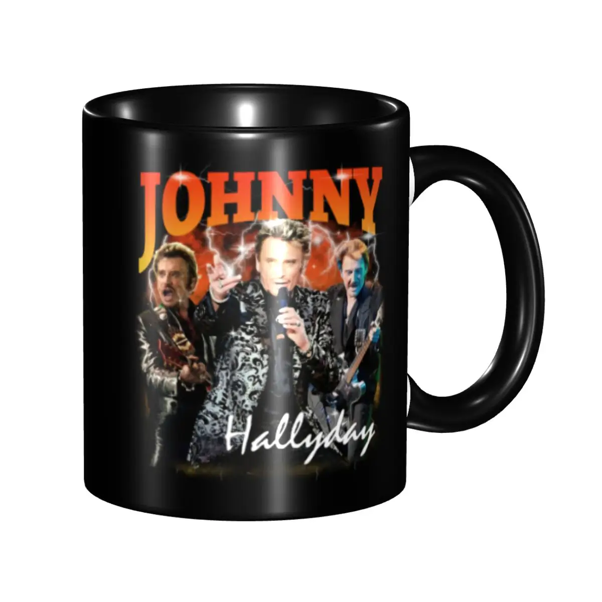 Johnny Hallyday Coffee Mugs DIY Personalized French Singer Rock Music Ceramic Mug Creative Gift
Johnny Hallyday Coffee Mugs DIY Personalized French Singer Rock Music Ceramic Mug Creative Gift