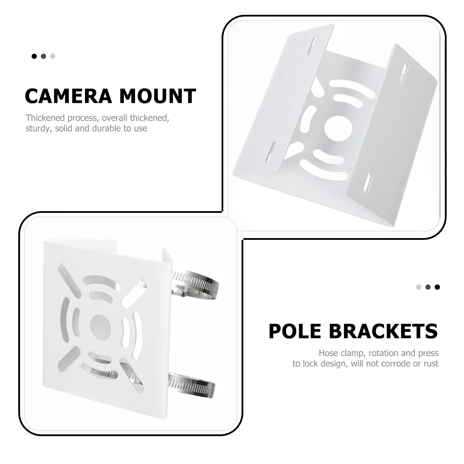 Utility Pole Bracket Iron Mount for Security Camera Outdoor Weatherproof Cctv Pole Mounting Bracket with Multiple Holes
Utility Pole Bracket Iron Mount for Security Camera Outdoor Weatherproof Cctv Pole Mounting Bracket with Multiple Holes
