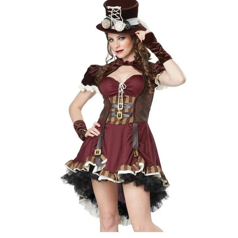 Female Pirate Adult Steampunk Clothes Corsair Cosplay Vampire Dress Cowboy Cowgirl Halloween Costume
Female Pirate Adult Steampunk Clothes Corsair Cosplay Vampire Dress Cowboy Cowgirl Halloween Costume