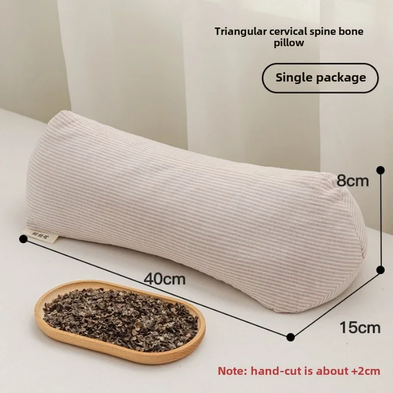 pure cotton three-dimensional triangular striped buckwheat pillow full buckwheat hull filling to protect cervical spine
pure cotton three-dimensional triangular striped buckwheat pillow full buckwheat hull filling to protect cervical spine