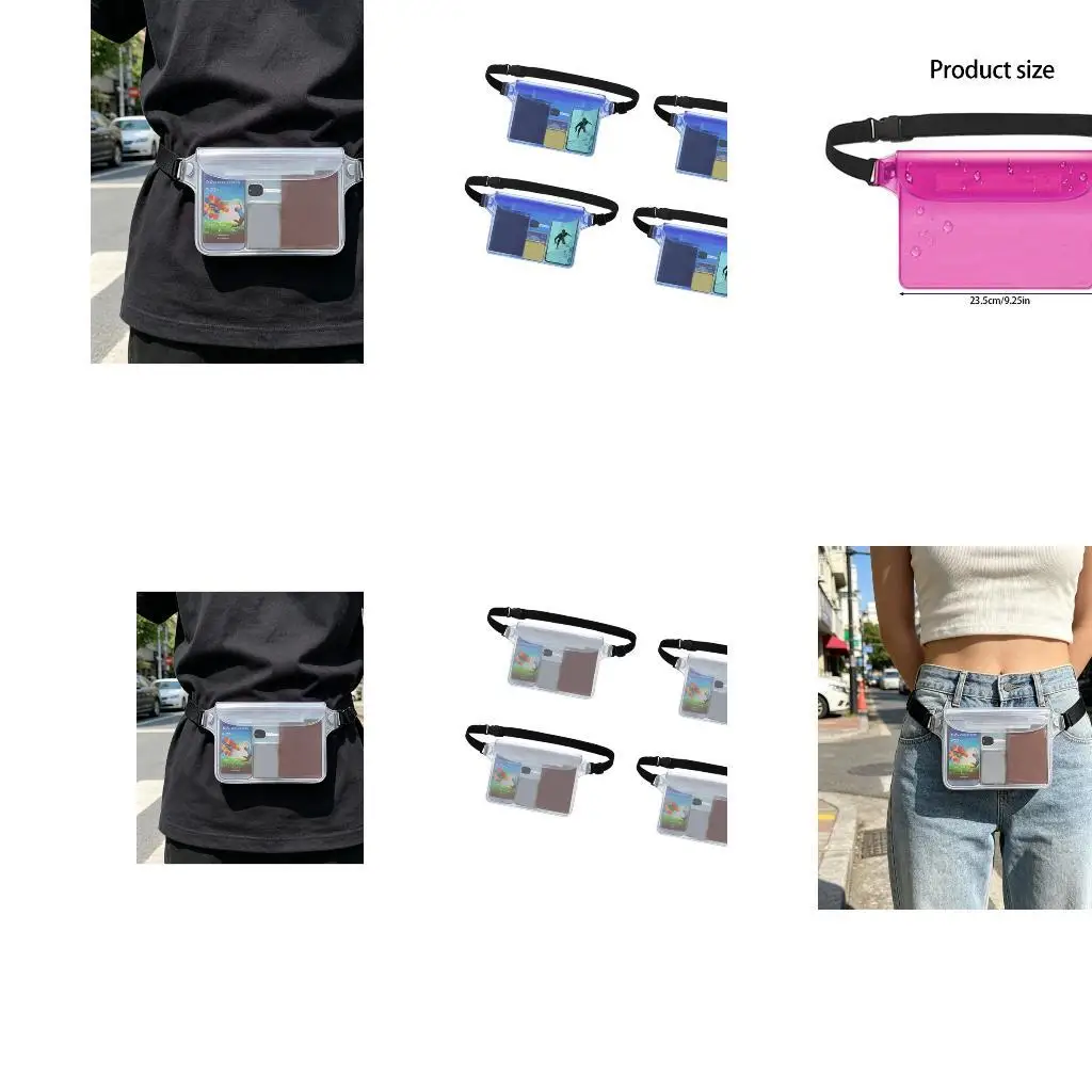 Set of 4 Touchscreens Enabled Waist Worn Phone Protector Swimming Phone Case Great for Splash Proof Use in Any Weather K1YF
Set of 4 Touchscreens Enabled Waist Worn Phone Protector Swimming Phone Case Great for Splash Proof Use in Any Weather K1YF