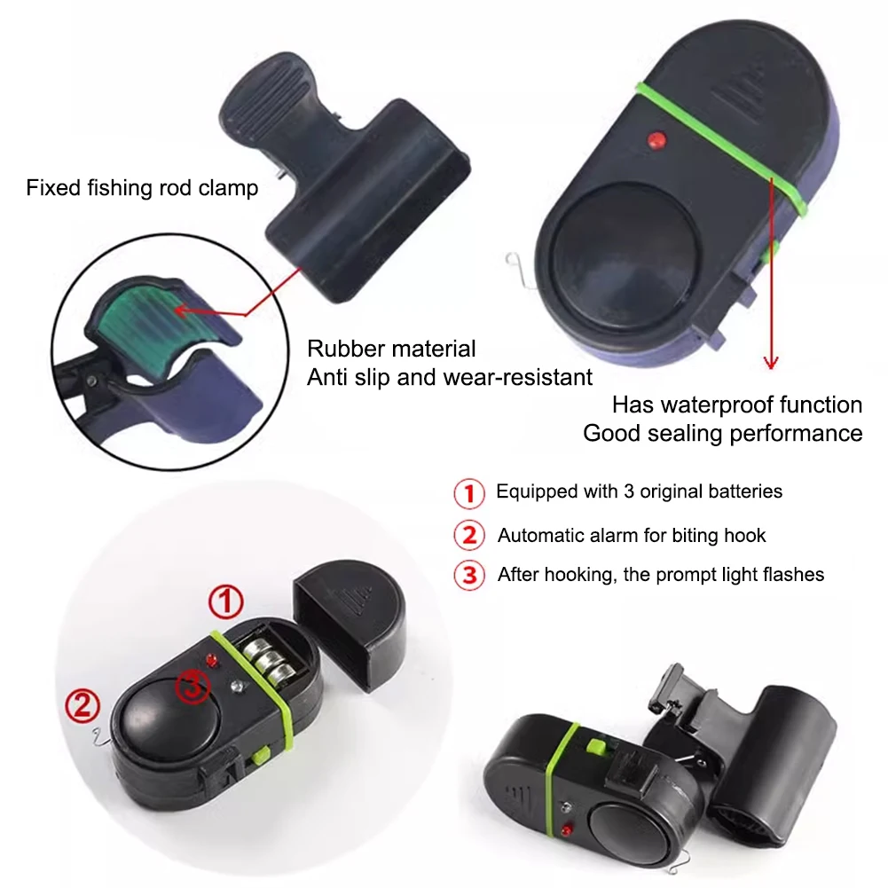 Electric Fishing Bites Alarm Carp Bite Fishing Indicator Adjustable Fishing Bait Alert Multifunction for Carp Fishing
Electric Fishing Bites Alarm Carp Bite Fishing Indicator Adjustable Fishing Bait Alert Multifunction for Carp Fishing