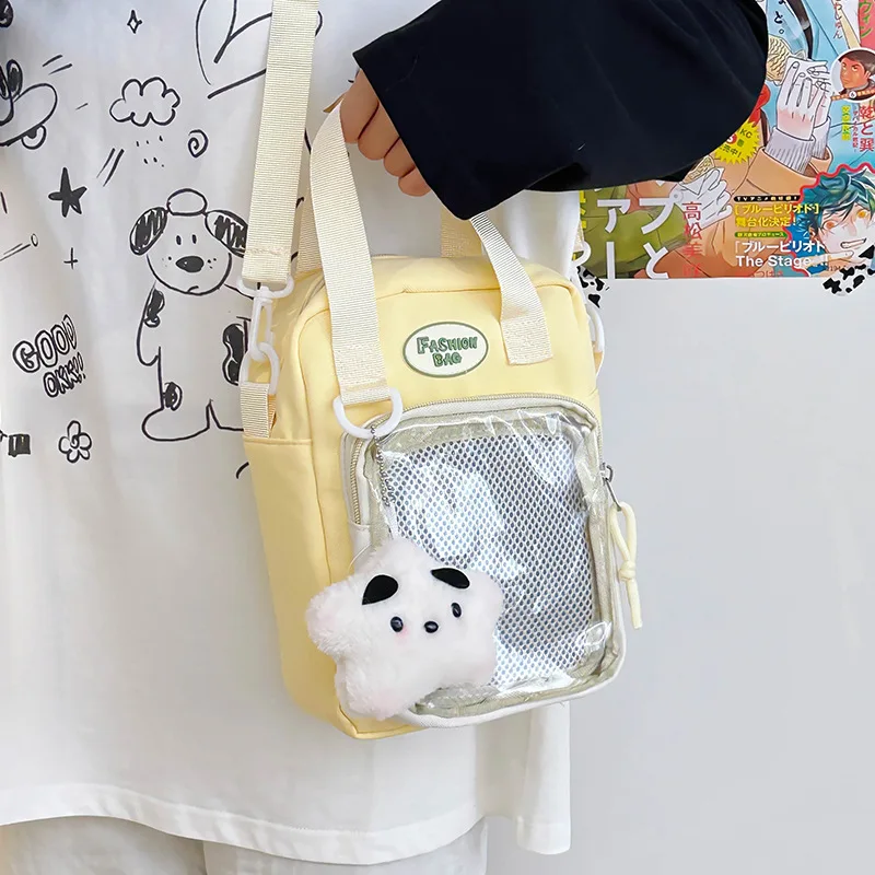 Women's Handbag New Fashion Sweet Y2K Shoulder Bag Casual Preppy Crossbody Bag Harajuku Ulzzang Ita Bag with Display Plate
Women's Handbag New Fashion Sweet Y2K Shoulder Bag Casual Preppy Crossbody Bag Harajuku Ulzzang Ita Bag with Display Plate