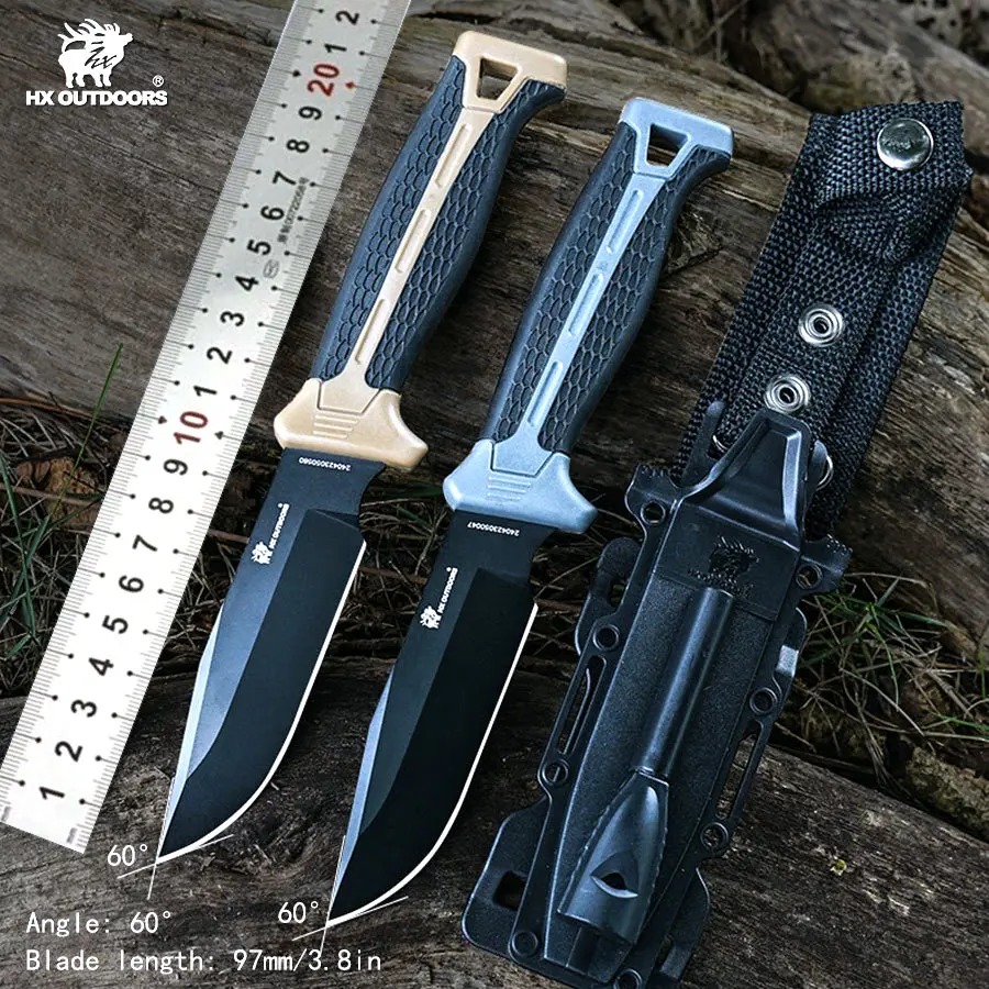 HX Outdoors Multifunctional Survival Knife ,Hunting Camping Knives ,D2 Blade With PP+TPR Handle 60Hrc Rescue Tool Dropshipping
HX Outdoors Multifunctional Survival Knife ,Hunting Camping Knives ,D2 Blade With PP+TPR Handle 60Hrc Rescue Tool Dropshipping