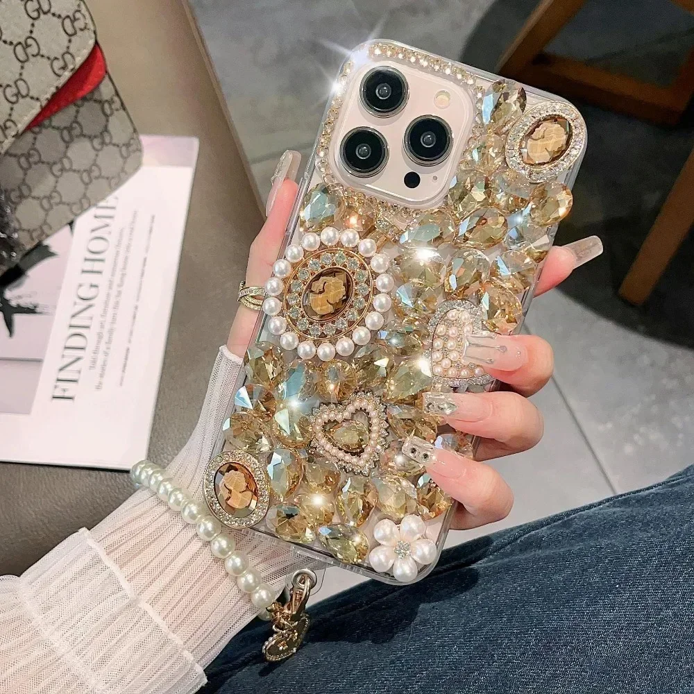 Luxury Bling Diamond Perfume Bottle Love Bracelet Rhinestone Phone Case For Honor 70 80 90 100 Pro Lite 8X 9X X40i X50i
Luxury Bling Diamond Perfume Bottle Love Bracelet Rhinestone Phone Case For Honor 70 80 90 100 Pro Lite 8X 9X X40i X50i