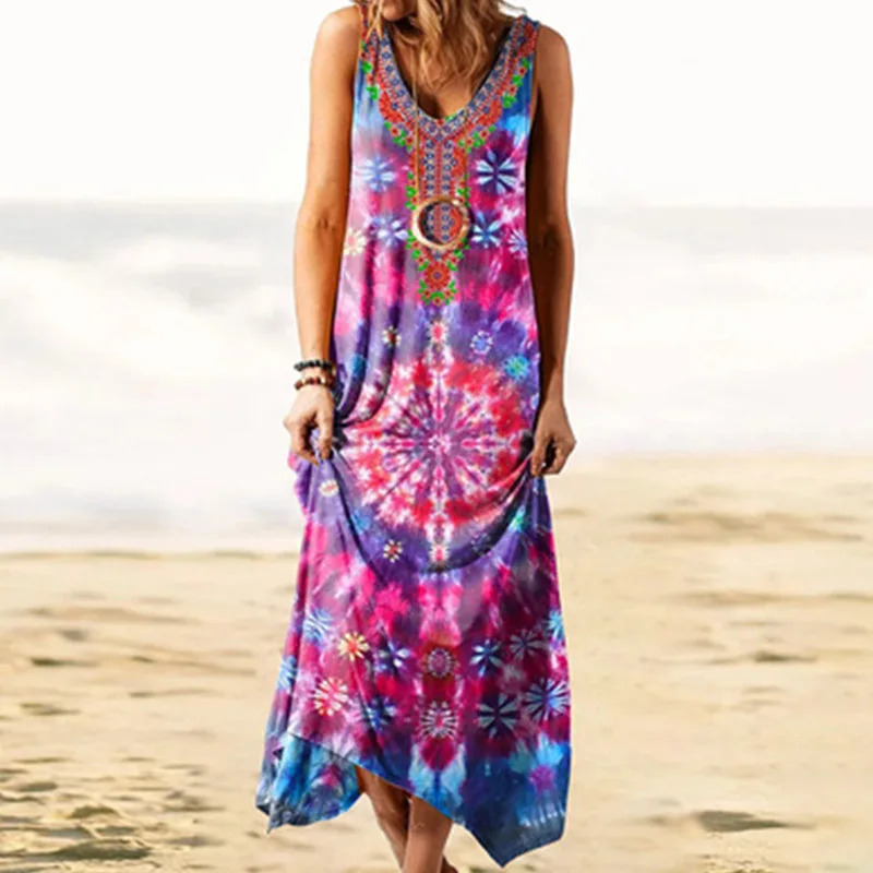 Top Women's Dress Summer Women's New Ethnic Style Loose Print Tank Top Dress Long Dress Loose Print Plus Size
Top Women's Dress Summer Women's New Ethnic Style Loose Print Tank Top Dress Long Dress Loose Print Plus Size