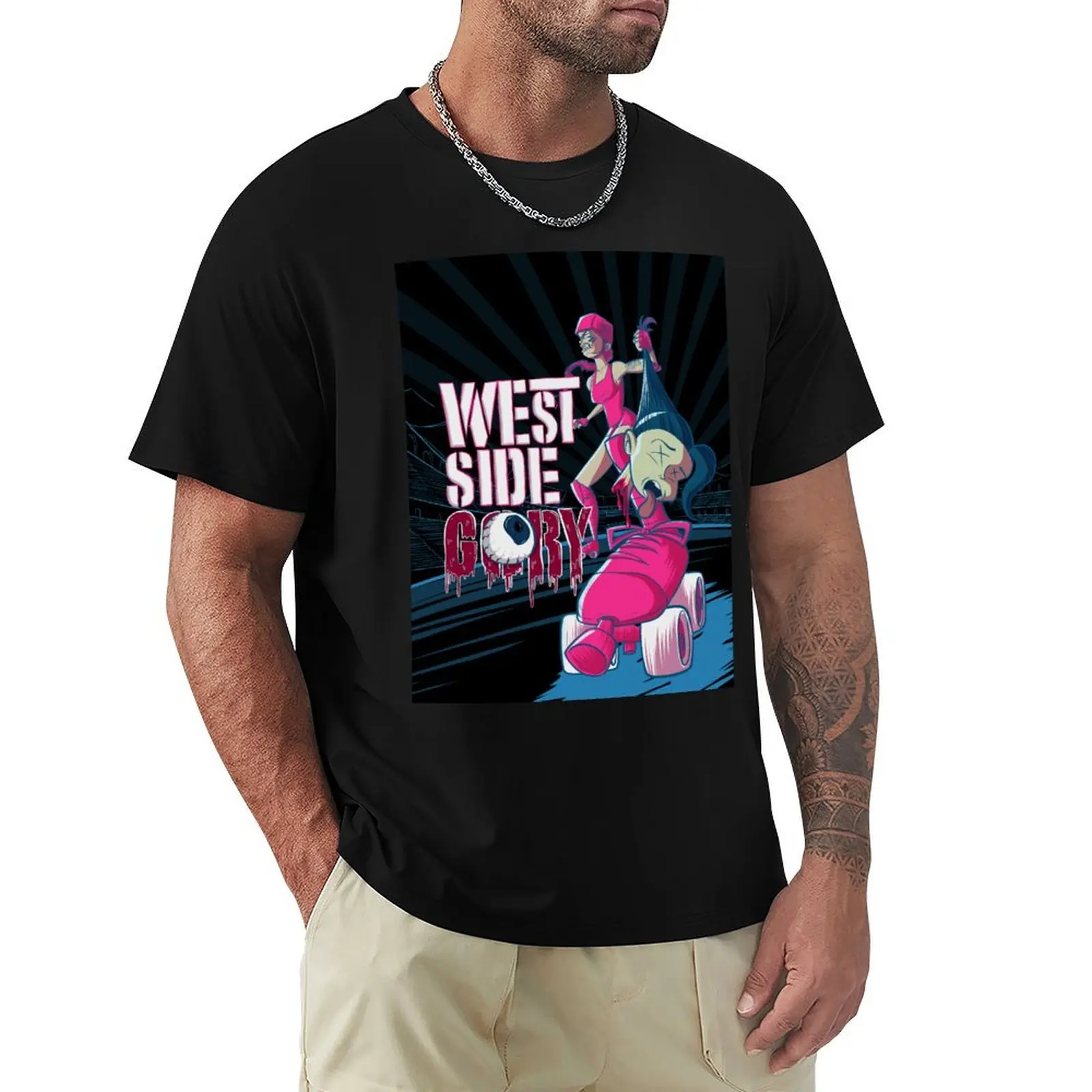 west side gory black T-Shirt cheap stuff aesthetic clothes vintage tee shirts for men
west side gory black T-Shirt cheap stuff aesthetic clothes vintage tee shirts for men