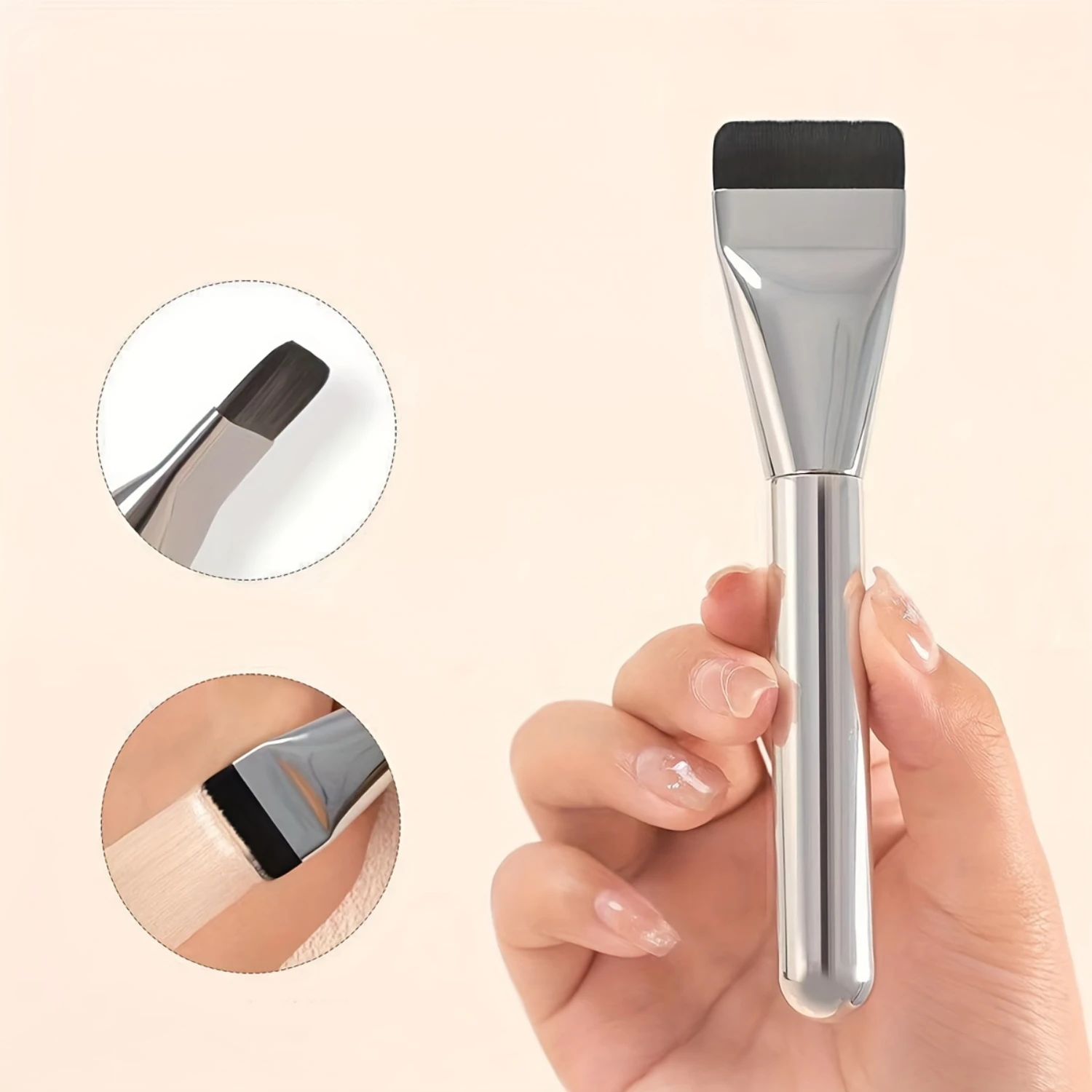 Multi-Use Foundation Brush - Nylon Bristle, Flawless Skin, Ergonomic Handle, Travel Friendly
Multi-Use Foundation Brush - Nylon Bristle, Flawless Skin, Ergonomic Handle, Travel Friendly