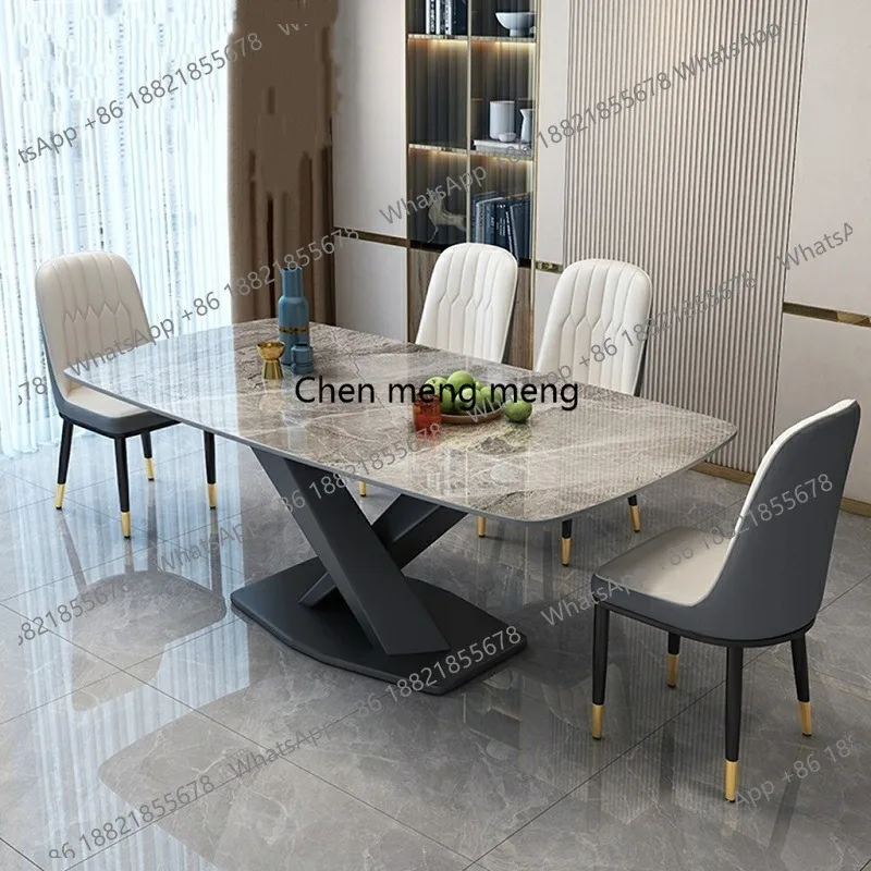 Modern design Marble Top stainless steel Base dining room table furniture for home
Modern design Marble Top stainless steel Base dining room table furniture for home