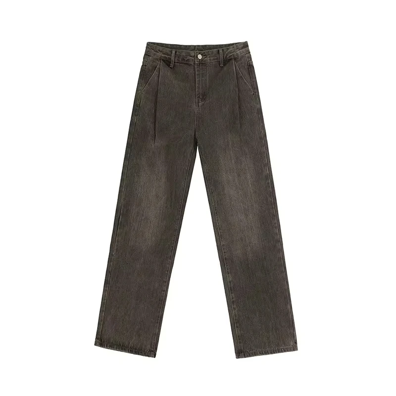 Autumn New Fashion American Men's Grey Green Casual Trendy Straight Wide Leg Loose Denim Trousers Male Korean Style Jean Pants
Autumn New Fashion American Men's Grey Green Casual Trendy Straight Wide Leg Loose Denim Trousers Male Korean Style Jean Pants