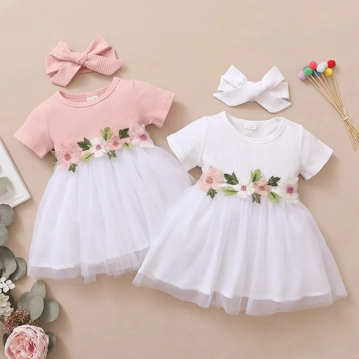 Baby Girl Dress Summer Flower Embroidery Mesh Short Sleeve Girls Princess Dress Cute Girls Wedding Flower Girl Dresses
Baby Girl Dress Summer Flower Embroidery Mesh Short Sleeve Girls Princess Dress Cute Girls Wedding Flower Girl Dresses