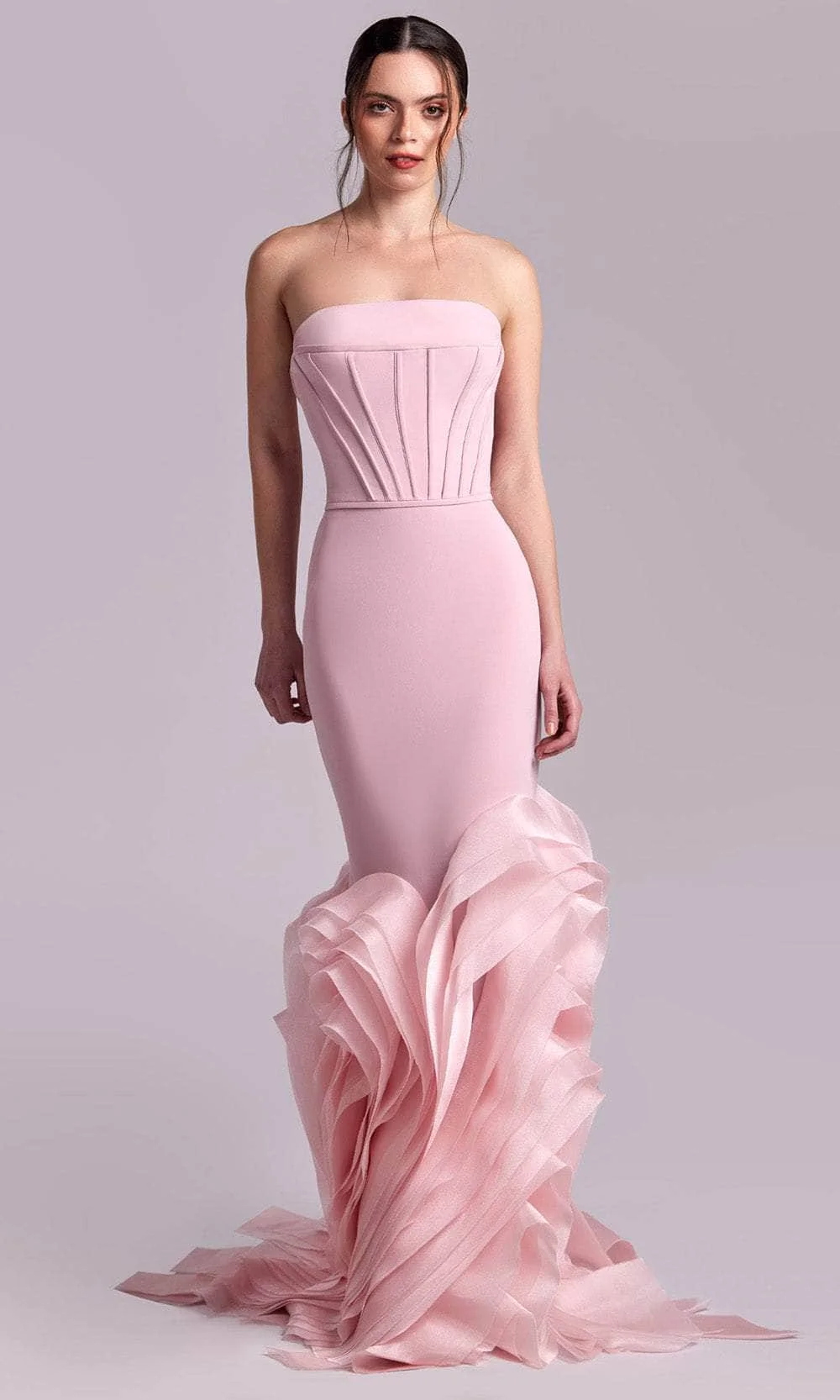 TIANTIAN Customized Strapless Corset-Style Bodice Seams Flared Organza Hem Open Back Formal Evening Prom Dress فساتين سهرة
TIANTIAN Customized Strapless Corset-Style Bodice Seams Flared Organza Hem Open Back Formal Evening Prom Dress فساتين سهرة