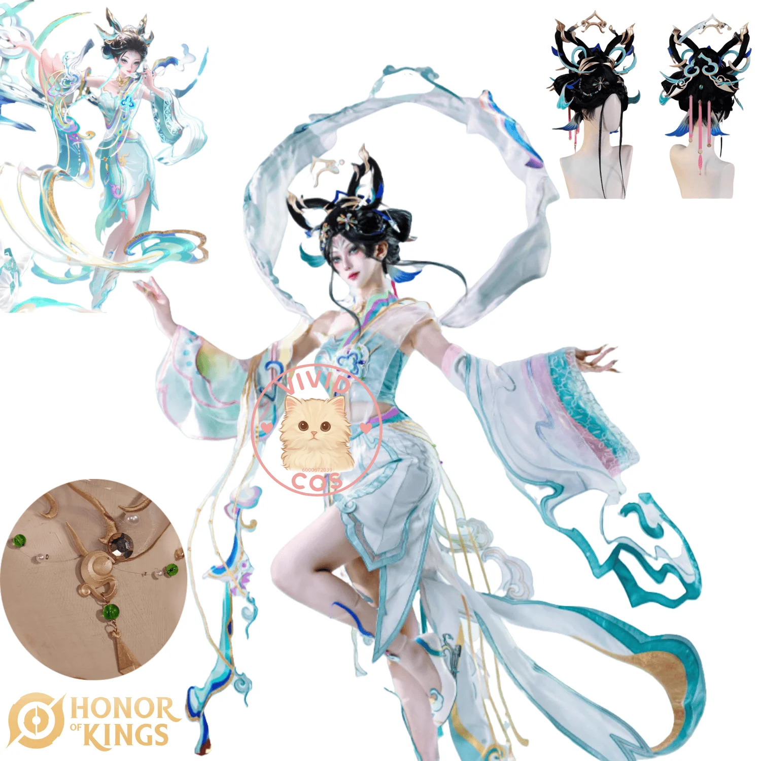 Popular Game Honor of Kings Cosplay Highly Restored Role-playing Daji Costumes Sexy Dress Set for Women Comic Con Party Suit
Popular Game Honor of Kings Cosplay Highly Restored Role-playing Daji Costumes Sexy Dress Set for Women Comic Con Party Suit