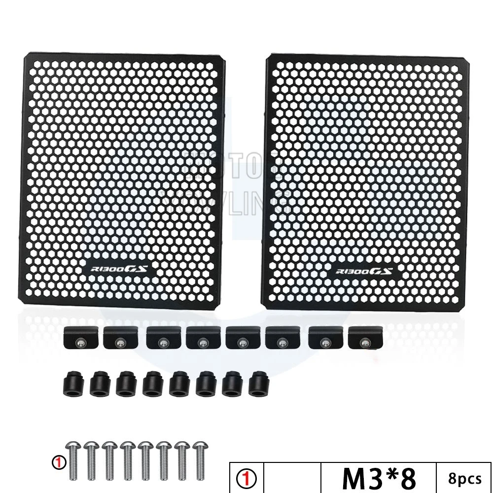 R1300GS Motorcycle Radiator Guard Grille Cover Protector For BMW R 1300 GS Trophy/Triple/TE/Option 719 Tramuntana 2024 2025 2026 
R1300GS Motorcycle Radiator Guard Grille Cover Protector For BMW R 1300 GS Trophy/Triple/TE/Option 719 Tramuntana 2024 2025 2026
