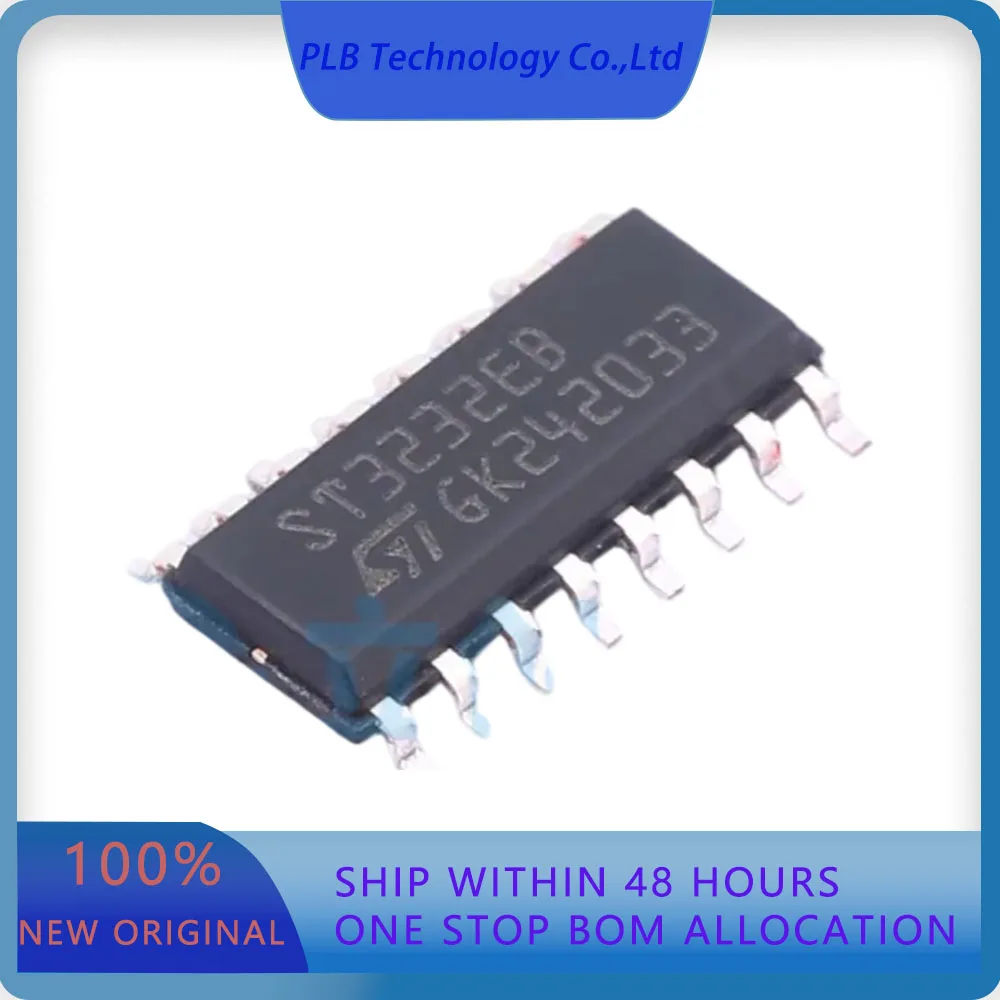 ST3232EBDR ST3232 250Kbps Transceiver SO-16 RS232 ICs Original Stock
ST3232EBDR ST3232 250Kbps Transceiver SO-16 RS232 ICs Original Stock