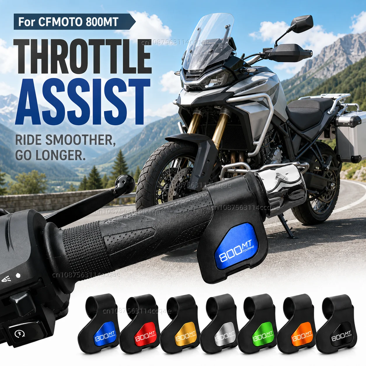 For CFMOTO 800MT 800 MT 2021 2022 CF800 CF MT800 Motorcycle Throttle Assistant Clip Labor Saver Acceleration Labor-saving CNC
For CFMOTO 800MT 800 MT 2021 2022 CF800 CF MT800 Motorcycle Throttle Assistant Clip Labor Saver Acceleration Labor-saving CNC