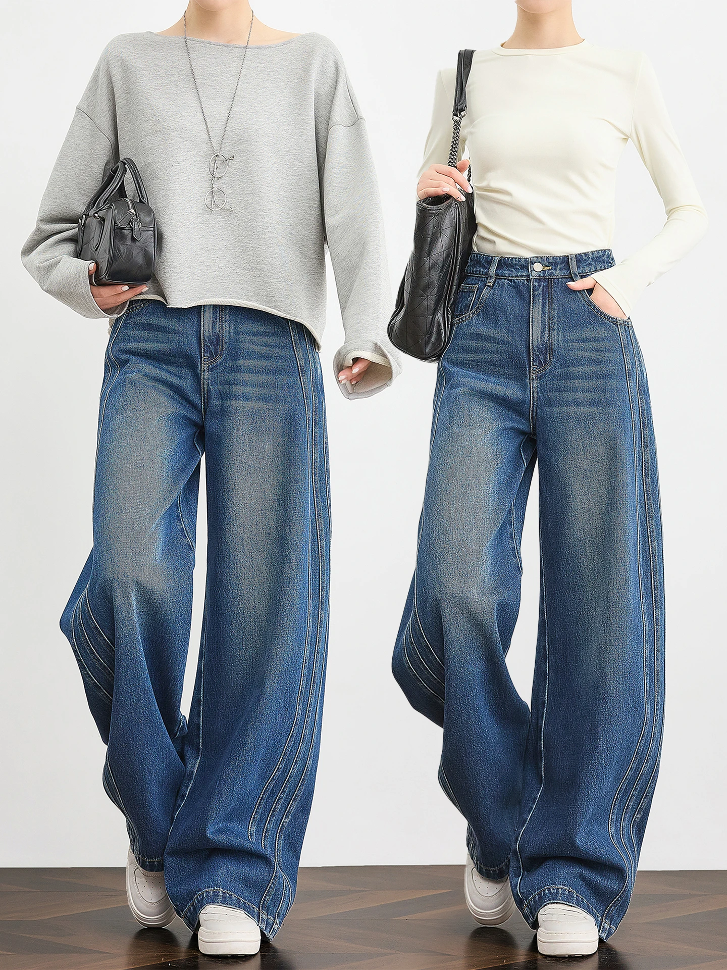 Джинсы женские TUMPUS классические, износостойкие, с высокой талией, из хлопкового денима, удлиненные, облегающие, широкие, с эффектом утягивания, модель «банан»
Джинсы женские TUMPUS классические, износостойкие, с высокой талией, из хлопкового денима, удлиненные, облегающие, широкие, с эффектом утягивания, модель «банан»