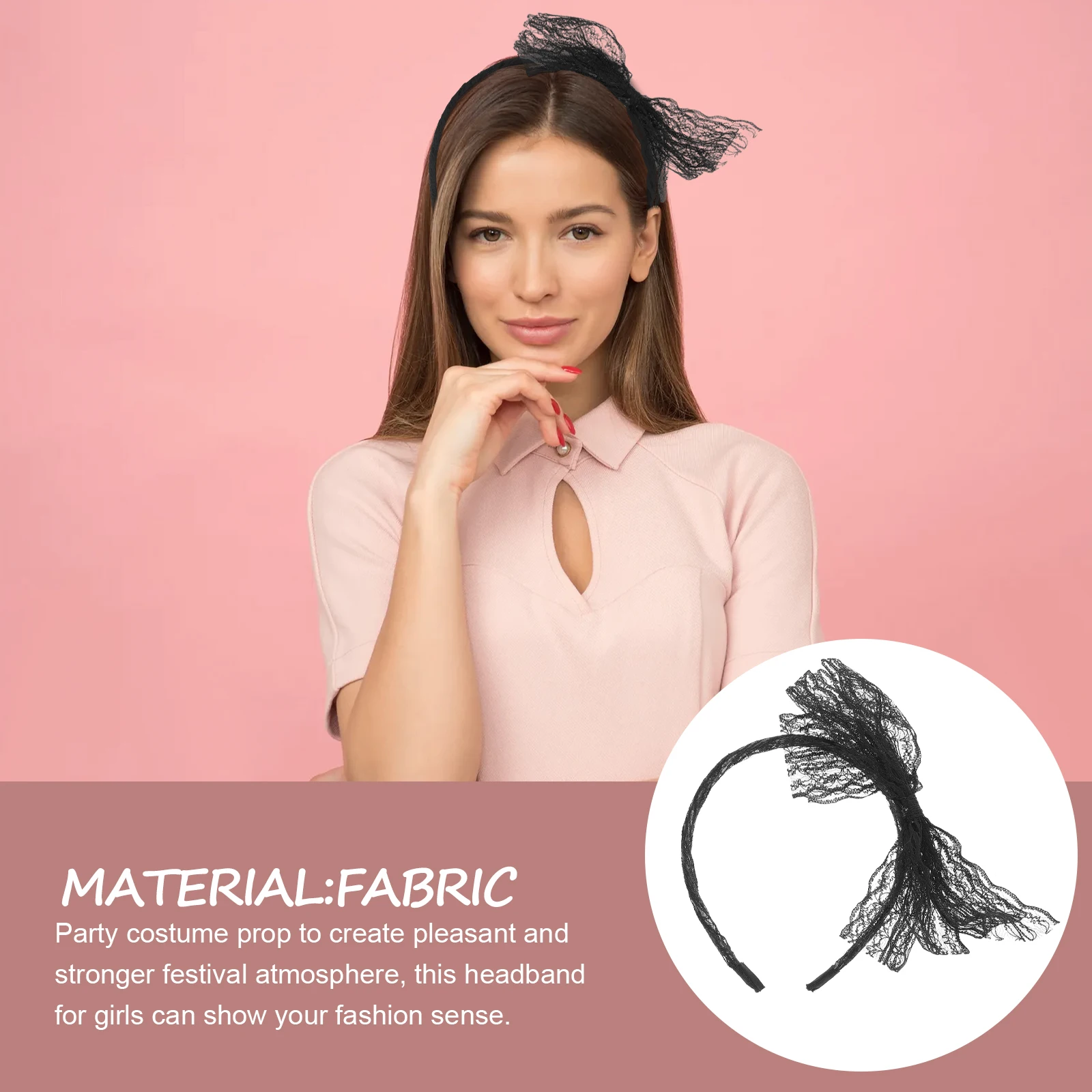 Retro Large Headband Hair Accessories Black Fabric Durable Safe Party Girls Women Cosplay Headbands Wedding Prom Birthday
Retro Large Headband Hair Accessories Black Fabric Durable Safe Party Girls Women Cosplay Headbands Wedding Prom Birthday