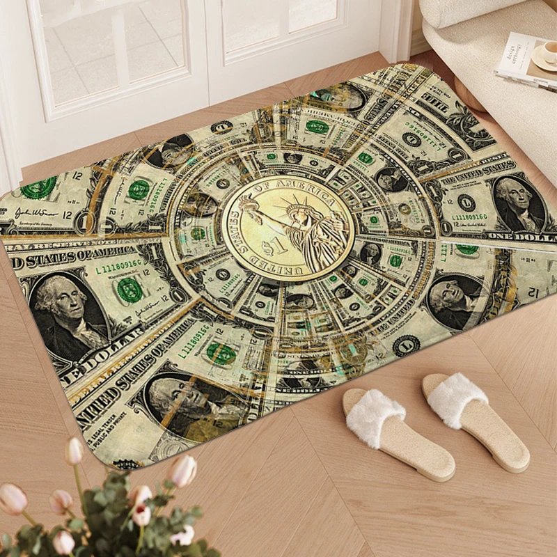 Custom Rug Dollar Aesthetic Floor Mats Front Door Entrance Carpet for Bedroom Kitchen Treadmill Rugs Funny Doormat Bathroom Mat
Custom Rug Dollar Aesthetic Floor Mats Front Door Entrance Carpet for Bedroom Kitchen Treadmill Rugs Funny Doormat Bathroom Mat