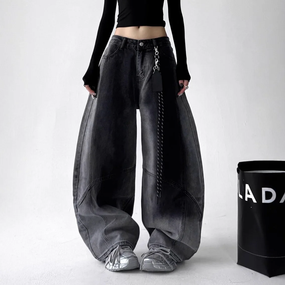 2026 New American Retro Gradient Washed Knife Edge Jeans Women's Loose Lazy Style Casual Pants Mid Waist Vintage Jeans
2026 New American Retro Gradient Washed Knife Edge Jeans Women's Loose Lazy Style Casual Pants Mid Waist Vintage Jeans
