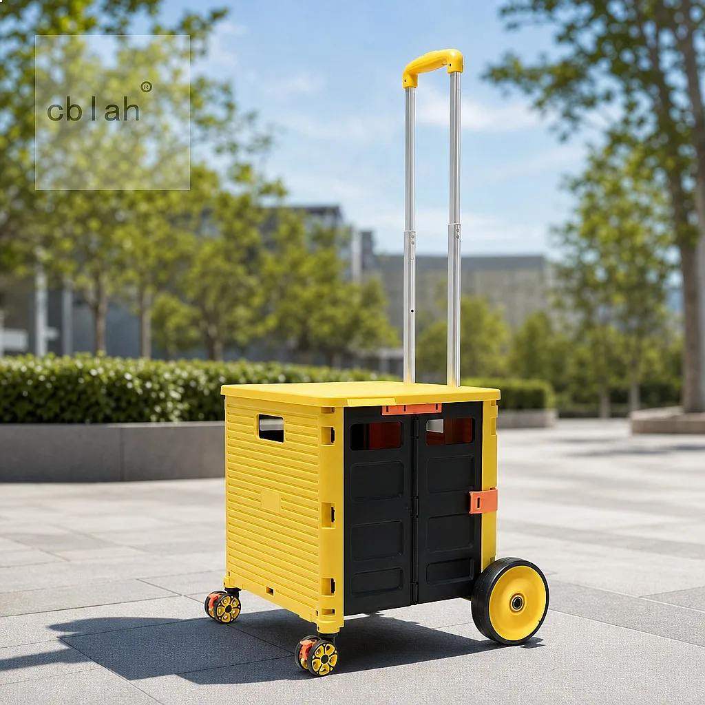 Folding Shopping Cart Trolley with Storage Box, Heavy Duty Stair Climbing Utility Cart for Grocery Luggage
Folding Shopping Cart Trolley with Storage Box, Heavy Duty Stair Climbing Utility Cart for Grocery Luggage