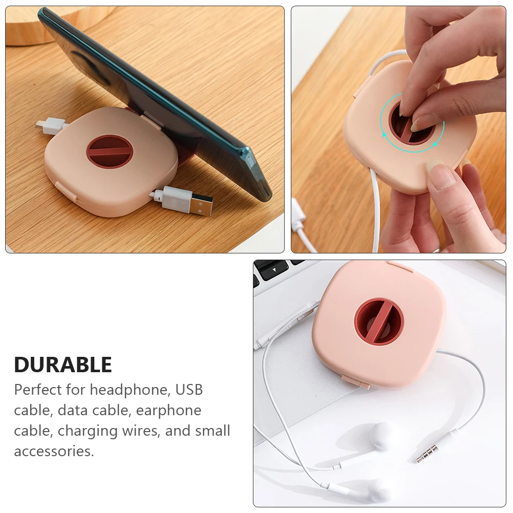 4pcs Cable Management Box Data Storage Organizer Winder for Earphone Charging Cords Small Accessories Portable Gifts
4pcs Cable Management Box Data Storage Organizer Winder for Earphone Charging Cords Small Accessories Portable Gifts