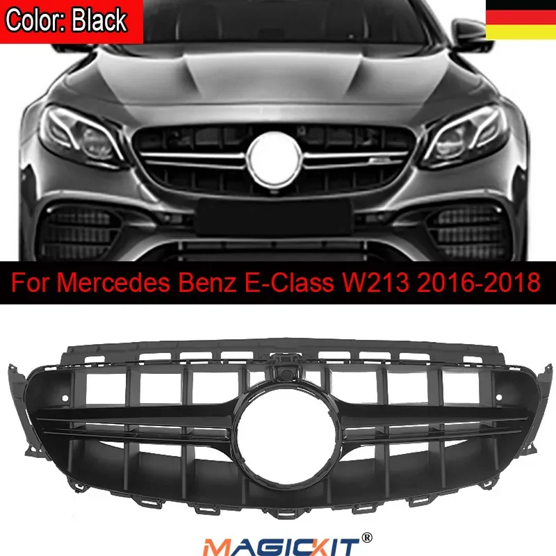MagicKit Black Front Badge Race Grill Grille For Mercedes BENZ E Class W213 AMG Style Front Grill Grille 2016-2019
MagicKit Black Front Badge Race Grill Grille For Mercedes BENZ E Class W213 AMG Style Front Grill Grille 2016-2019