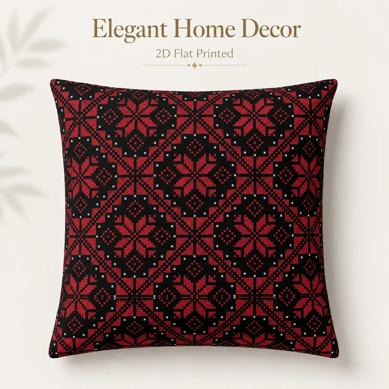 Red Black Geometric Pillowcase 2D Flat Printed Peach Skin Cushion Cover Fake Embroidery Cross Stitch Pattern Sofa Home Decor
Red Black Geometric Pillowcase 2D Flat Printed Peach Skin Cushion Cover Fake Embroidery Cross Stitch Pattern Sofa Home Decor