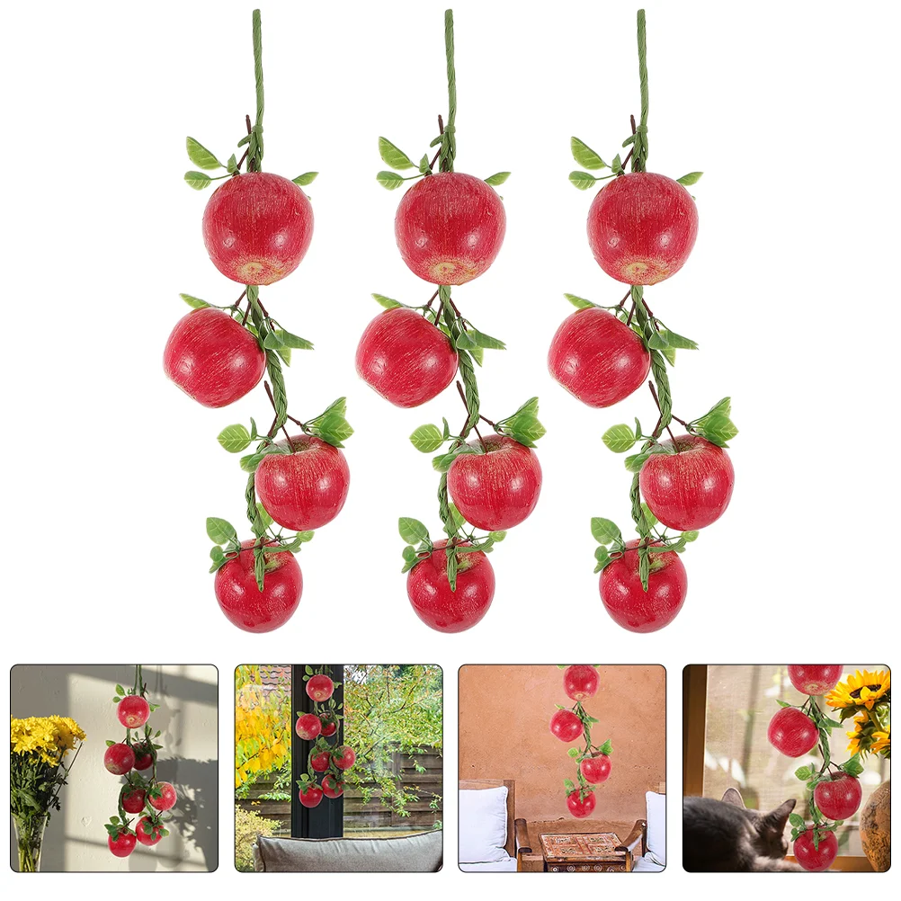 3 Pcs Simulation Fruit Hanging String Lifelike Fake Home Decor Toy Plastic Party Pvc Child
3 Pcs Simulation Fruit Hanging String Lifelike Fake Home Decor Toy Plastic Party Pvc Child