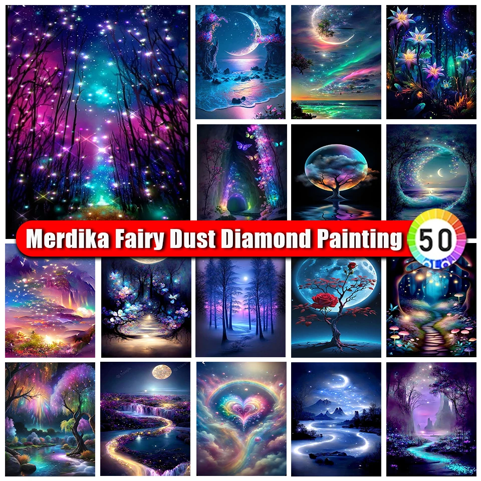 Merdika Fairy Dust Diamond Painting Landscape tree Cross Stitch Kit Full Square Round Embroidery Diamond Mosaic Art Rhinestone
Merdika Fairy Dust Diamond Painting Landscape tree Cross Stitch Kit Full Square Round Embroidery Diamond Mosaic Art Rhinestone