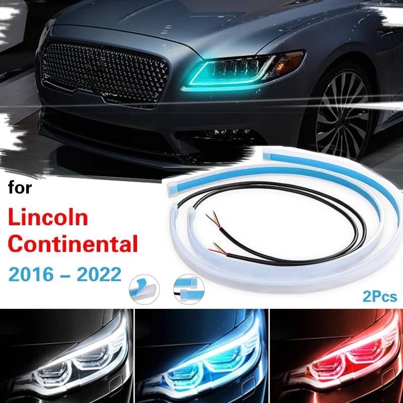 Car Daytime Running Light Flexible Waterproof Strip For Lincoln Continental 2016-2022 Auto Headlights Turn Signal Flow Light 12V
Car Daytime Running Light Flexible Waterproof Strip For Lincoln Continental 2016-2022 Auto Headlights Turn Signal Flow Light 12V