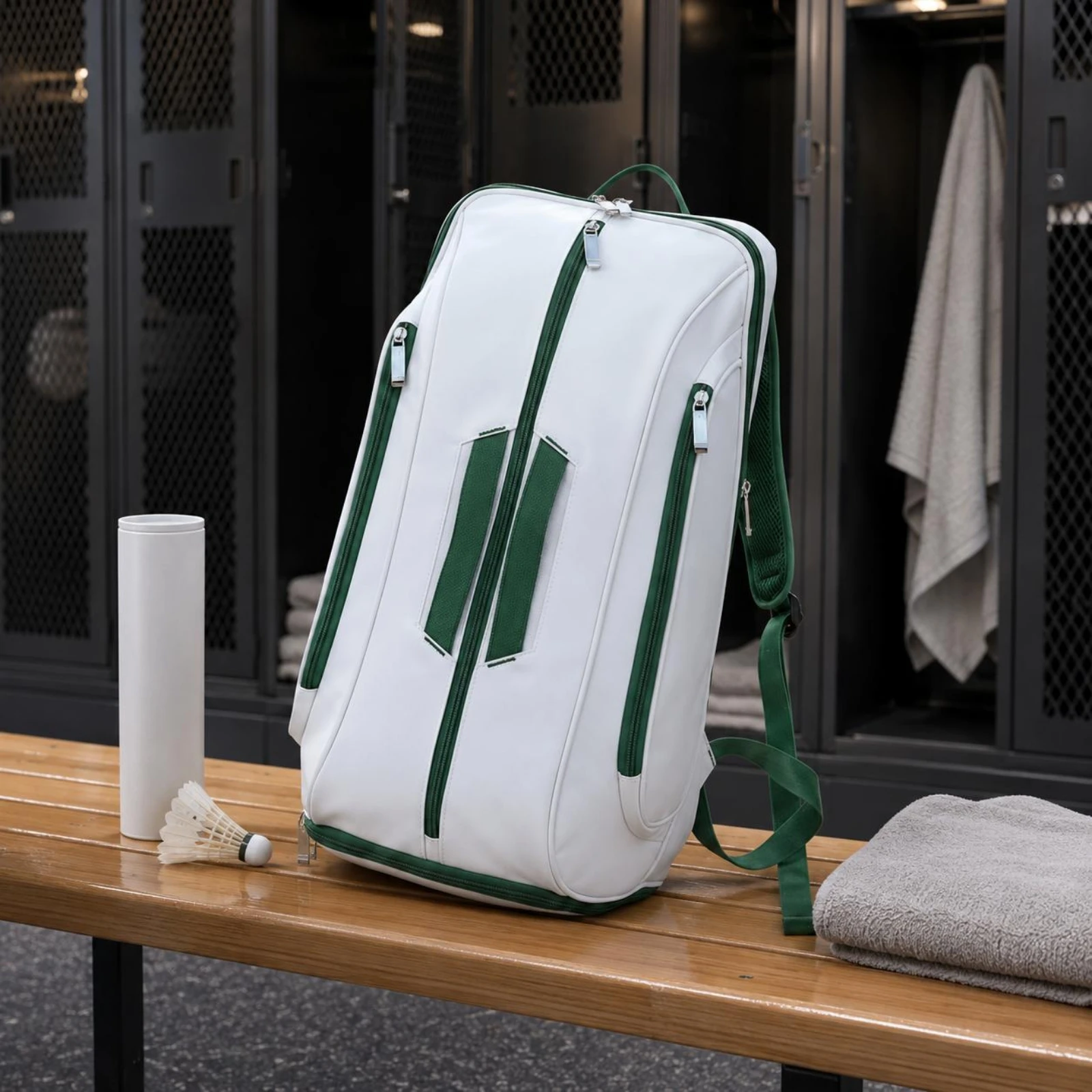 Double Strap Badminton Backpack Portable Waterproof Badminton Bag Large Capacity Racket Bag Lightweight for Men
Double Strap Badminton Backpack Portable Waterproof Badminton Bag Large Capacity Racket Bag Lightweight for Men