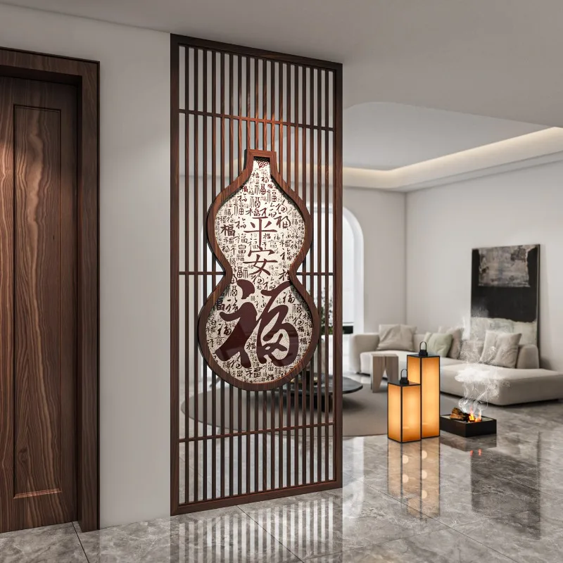 New Chinese screen partition double-sided entrance
New Chinese screen partition double-sided entrance