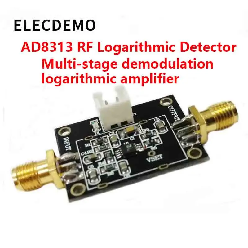 AD8313 Module Multistage Demodulation Logarithmic Amplifier 0.1GHz-2.5GHz RF Log Detector Function demo board
AD8313 Module Multistage Demodulation Logarithmic Amplifier 0.1GHz-2.5GHz RF Log Detector Function demo board