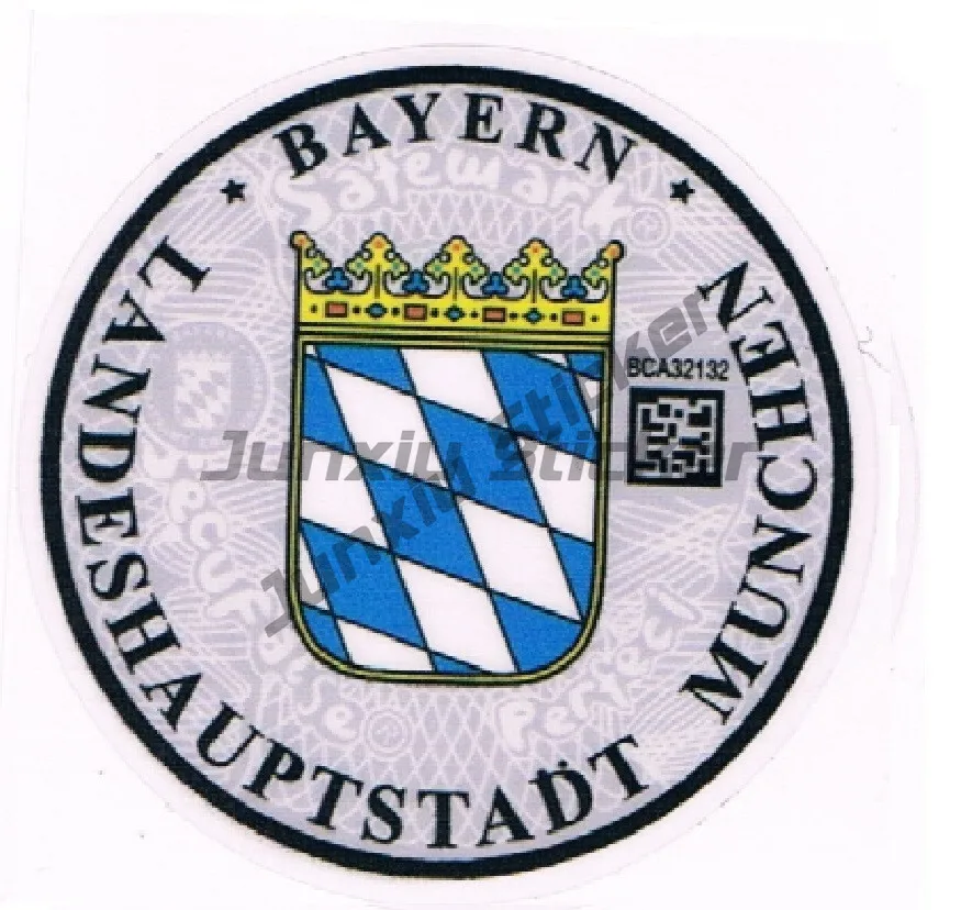 STICKER BADGE BAYERN LANDESHAUPTSTADT MUNCHEN NUMBER PLATE SEAL
STICKER BADGE BAYERN LANDESHAUPTSTADT MUNCHEN NUMBER PLATE SEAL
