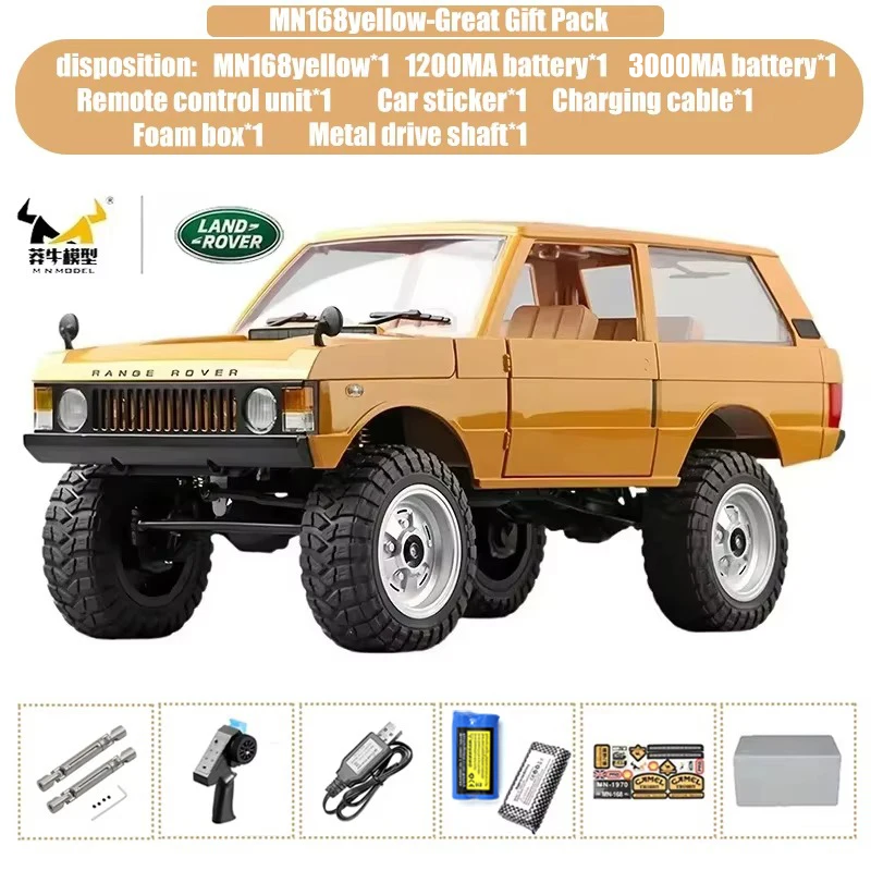 Новый Mangniu Mn168 Range Rover, полномасштабная радиоуправляемая модель, имитация автомобиля с дистанционным управлением, восхождение, внедорожник
Новый Mangniu Mn168 Range Rover, полномасштабная радиоуправляемая модель, имитация автомобиля с дистанционным управлением, восхождение, внедорожник