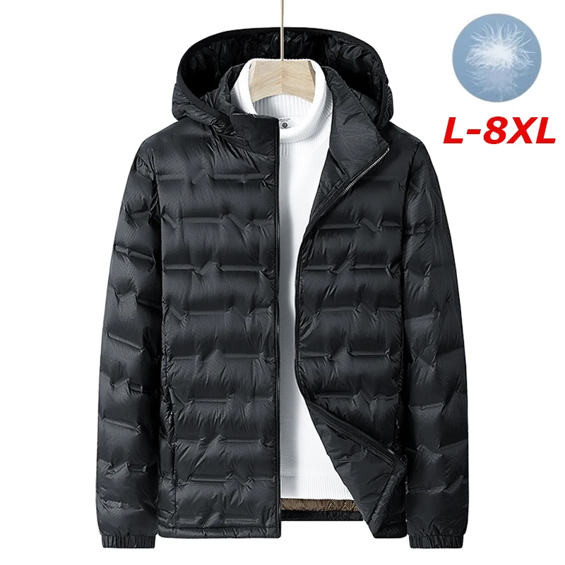 Plus 8XL Winter Down Jacket Men Hooded Waterproof Windproof Puffer Jackets Detachable Hat Duck Down Coat Lightweight Down Jacket
Plus 8XL Winter Down Jacket Men Hooded Waterproof Windproof Puffer Jackets Detachable Hat Duck Down Coat Lightweight Down Jacket