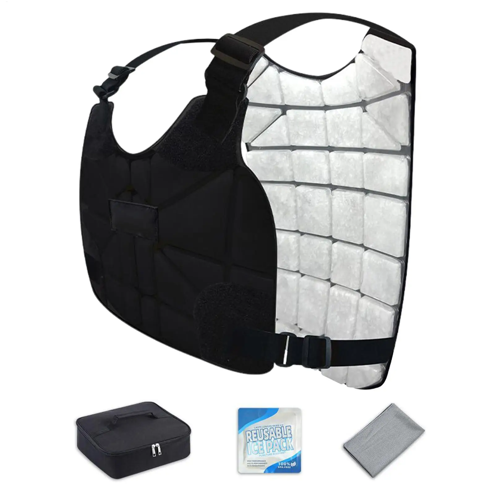 Summer PCM Refrigeration Vest Constant Temperature Vest Physical cooling vest air-conditioned clothing for Outdoor Work
Summer PCM Refrigeration Vest Constant Temperature Vest Physical cooling vest air-conditioned clothing for Outdoor Work