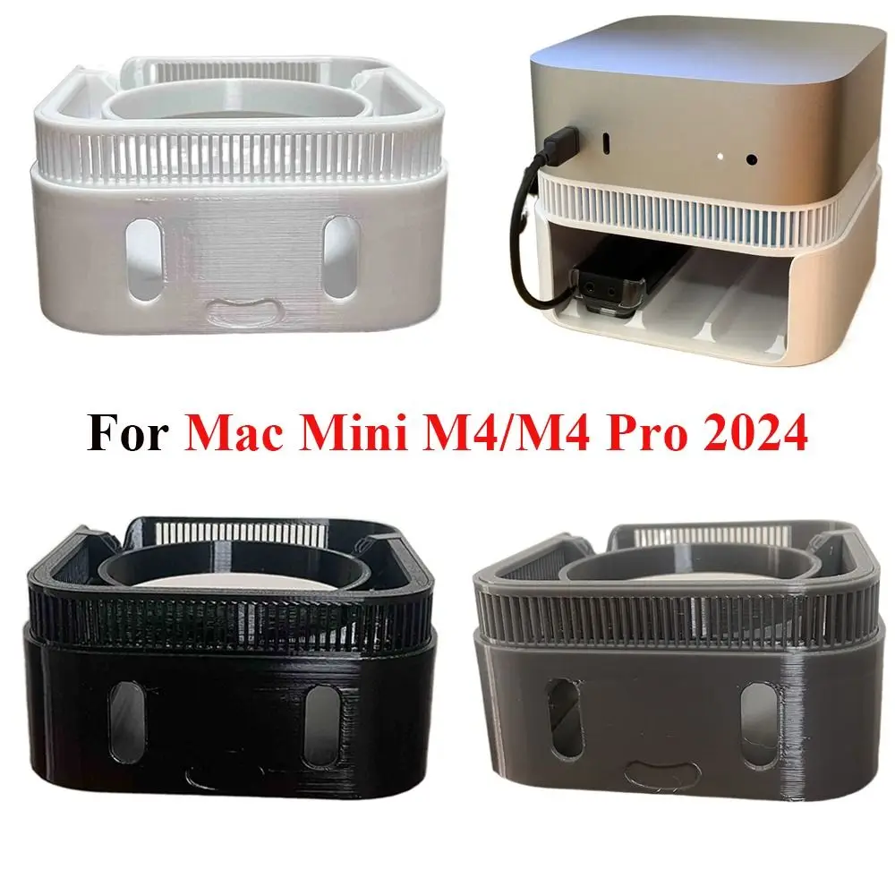 Dustproof Host Base Heightening Anti-Slip Heat Dissipation Bracket 3D Printed Cooling Mount Stand for Mac Mini M4/M4 Pro 2024
Dustproof Host Base Heightening Anti-Slip Heat Dissipation Bracket 3D Printed Cooling Mount Stand for Mac Mini M4/M4 Pro 2024