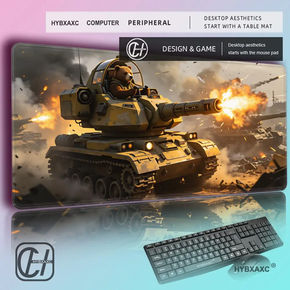 HYBXAXC XXL Epic Warrior Bear Gaming Mouse Pad Viking, Gladiator & Tank Bear Print Non-slip Desk Mat for Gamer
HYBXAXC XXL Epic Warrior Bear Gaming Mouse Pad Viking, Gladiator & Tank Bear Print Non-slip Desk Mat for Gamer