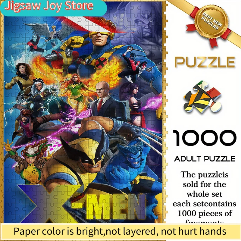 of Marvel-Themed Seamless Puzzles Z12.8-24, Featuring an X-Men Blue Background with All Characters Gathered in a Special Effec
of Marvel-Themed Seamless Puzzles Z12.8-24, Featuring an X-Men Blue Background with All Characters Gathered in a Special Effec