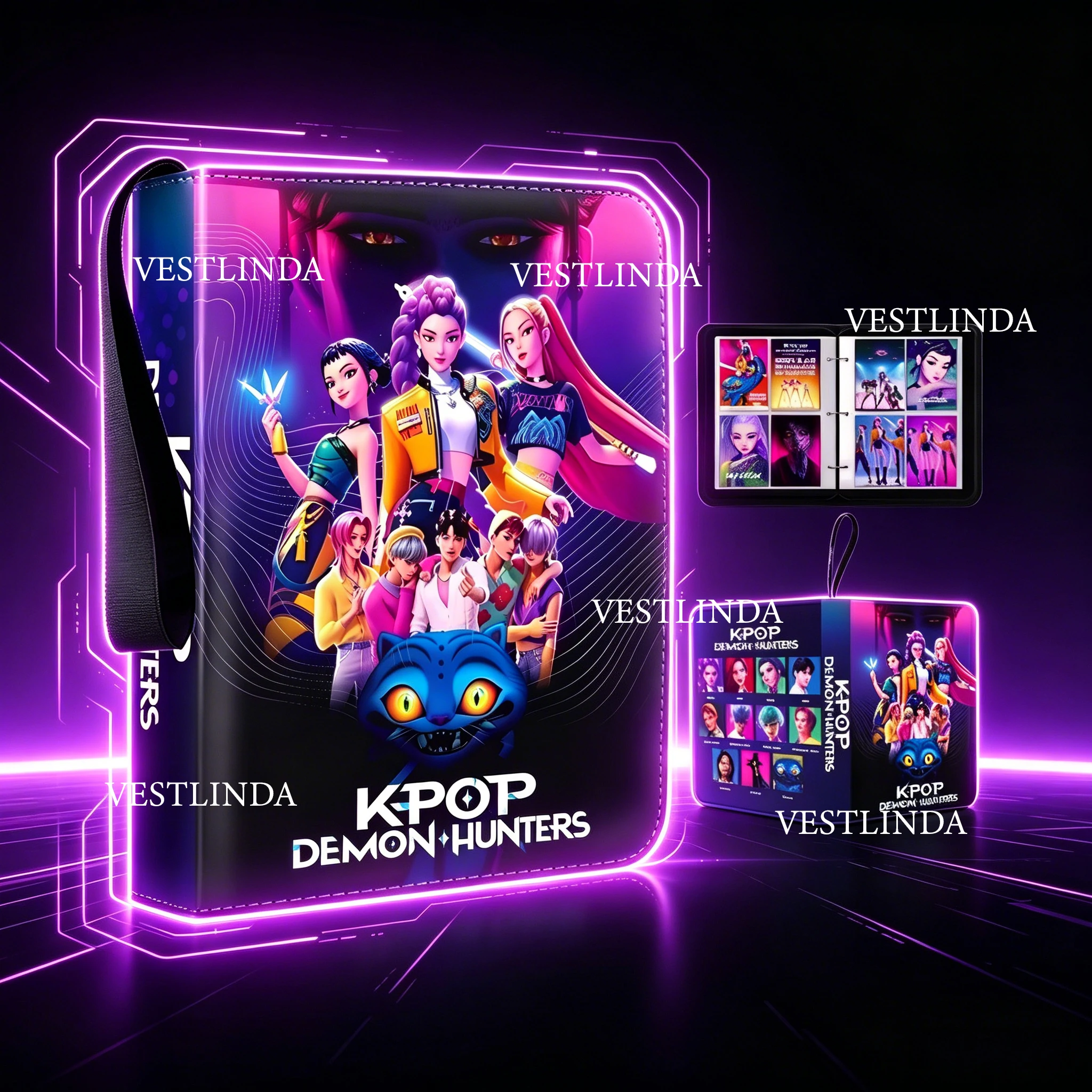 HOT 400PCS KPOP Demon Hunters Album Binder Photocard PU Zipper Photo Album Cartoon Rumi Mira Zoey Folder Leters Card Hobby Gift
HOT 400PCS KPOP Demon Hunters Album Binder Photocard PU Zipper Photo Album Cartoon Rumi Mira Zoey Folder Leters Card Hobby Gift
