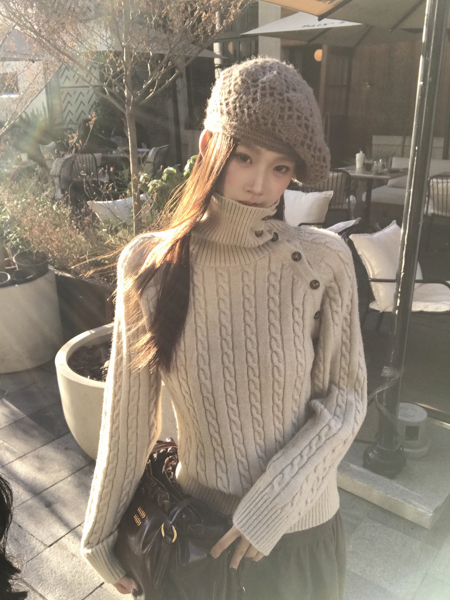 Winter Women's Knitwear Long Sve Lazy Sle Unique Design Comfortable Fit Straight Tube ape Online Exclusive Faion Trend
Winter Women's Knitwear Long Sve Lazy Sle Unique Design Comfortable Fit Straight Tube ape Online Exclusive Faion Trend