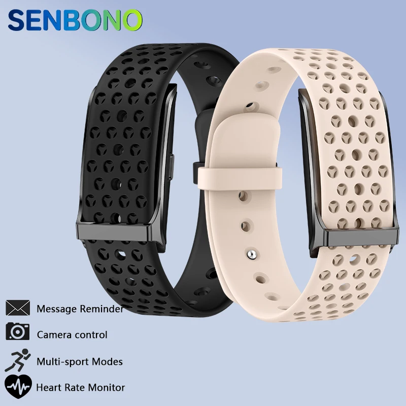 SENBONO Smart Band Heart Rate Message Reminder Blood Oxygen Sleep Monitoring Activity Tracker Smart Bracelet for Android iOS
SENBONO Smart Band Heart Rate Message Reminder Blood Oxygen Sleep Monitoring Activity Tracker Smart Bracelet for Android iOS