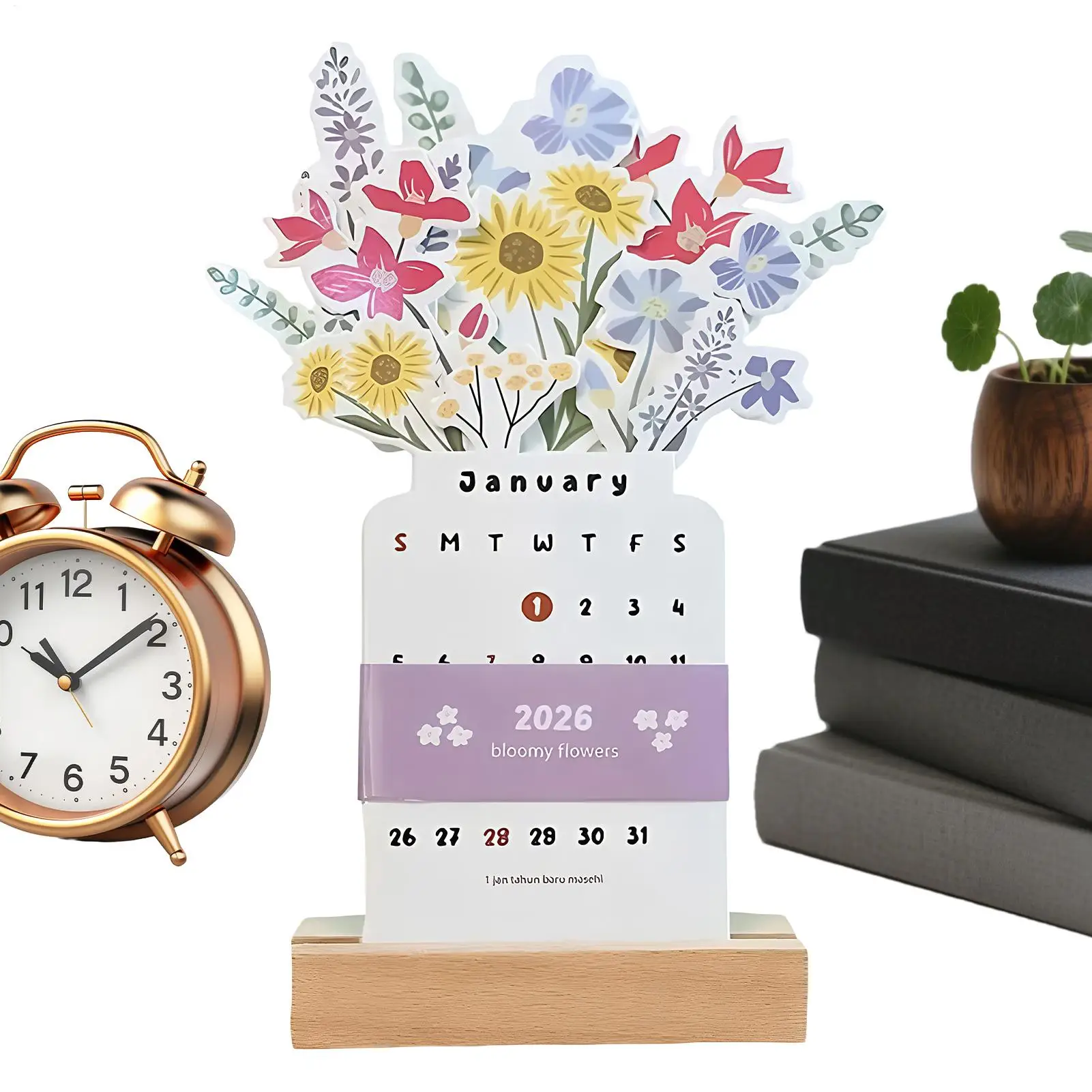 Настольный календарь с цветущими цветами на 2026 год, небольшой букет, настольный календарь, вертикальная переворачивающаяся ваза, украшение в форме ежемесячного плана, памятка
Настольный календарь с цветущими цветами на 2026 год, небольшой букет, настольный календарь, вертикальная переворачивающаяся ваза, украшение в форме ежемесячного плана, памятка