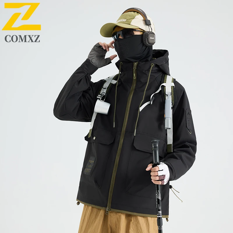 Новинка 2025 года, мужская зарядная куртка, уличная ветрозащитная и водонепроницаемая куртка с капюшоном 3-в-1, повседневная универсальная куртка для кемпинга и альпинизма
Новинка 2025 года, мужская зарядная куртка, уличная ветрозащитная и водонепроницаемая куртка с капюшоном 3-в-1, повседневная универсальная куртка для кемпинга и альпинизма