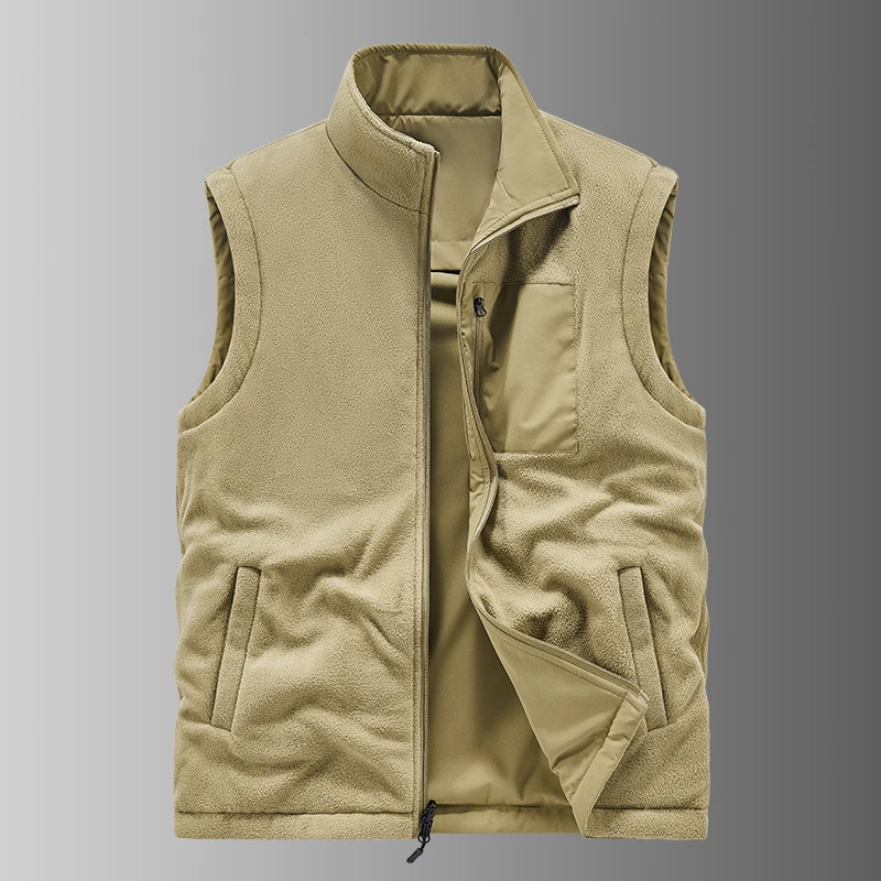 Hiking Waistcoat New Men's Fashion Autumn Winter Sleeveless Jacket Fleece Loose Outdoor Vest Wear on Both Sides Casual Waistcoat
Hiking Waistcoat New Men's Fashion Autumn Winter Sleeveless Jacket Fleece Loose Outdoor Vest Wear on Both Sides Casual Waistcoat