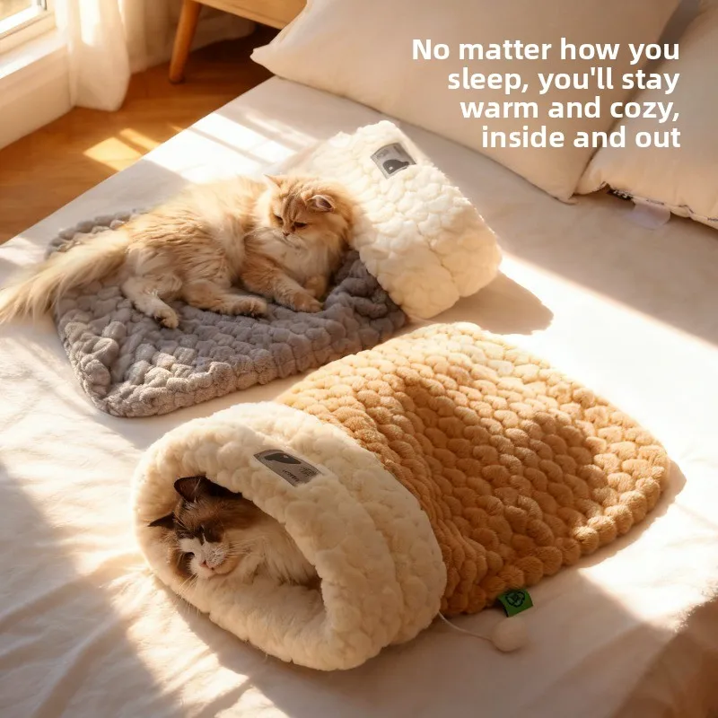 Закрытая кошачья кровать с теплым кроличьим мехом. Удобная зимняя пещерная кровать. Подходит для кошек и собак с капюшоном для скрытой безопасности.
Закрытая кошачья кровать с теплым кроличьим мехом. Удобная зимняя пещерная кровать. Подходит для кошек и собак с капюшоном для скрытой безопасности.