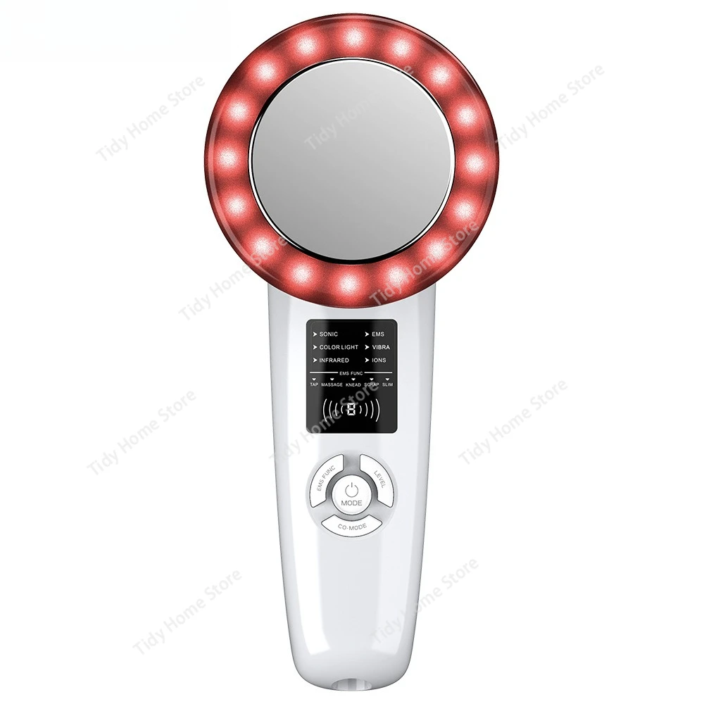 6 in1 EMS Ultrasound Cavitation Galvanic Ultrasound Body Massager Face Lifting Machine Infrared Therapy Facial Skin Care Tools
6 in1 EMS Ultrasound Cavitation Galvanic Ultrasound Body Massager Face Lifting Machine Infrared Therapy Facial Skin Care Tools